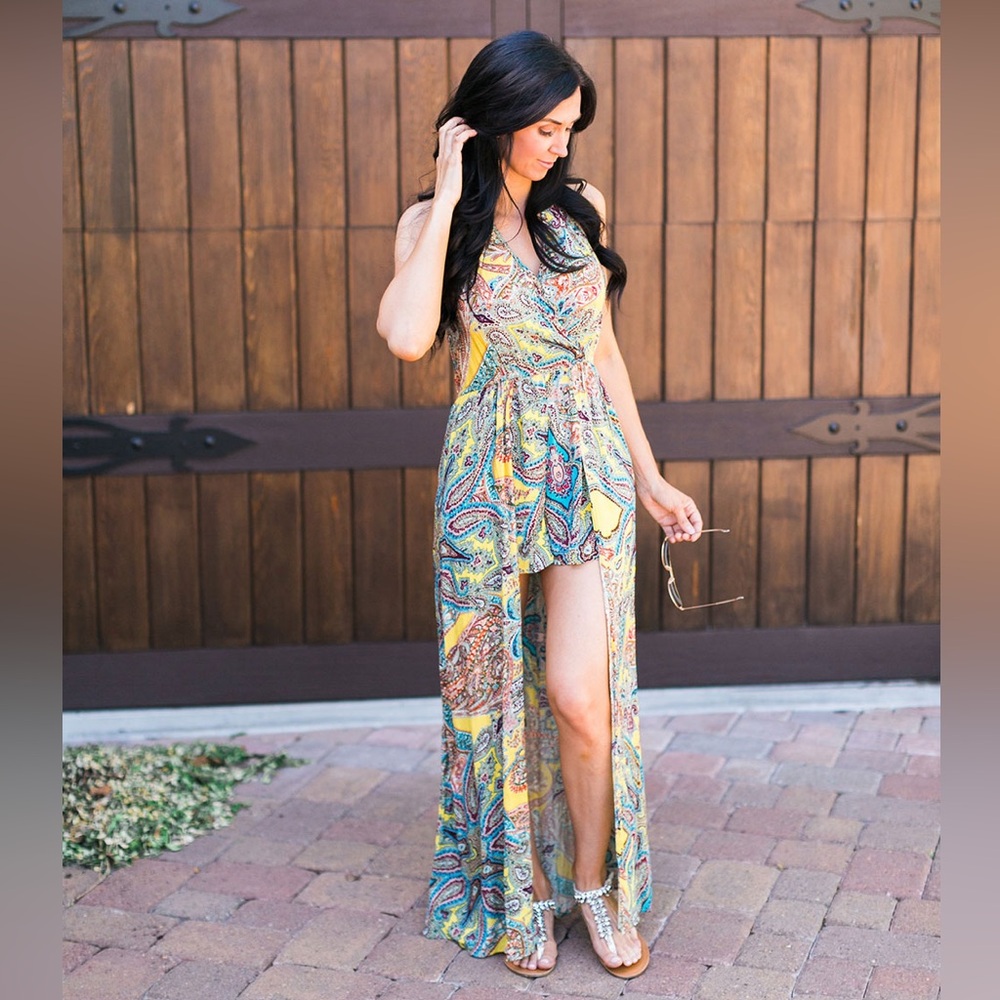 Yellow Band Of Gypsies romper